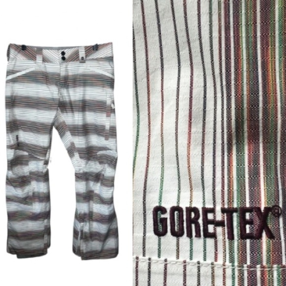 Burton Dry Ride Mountain Dew Collection Gore Tex Snow Pants Size Medium